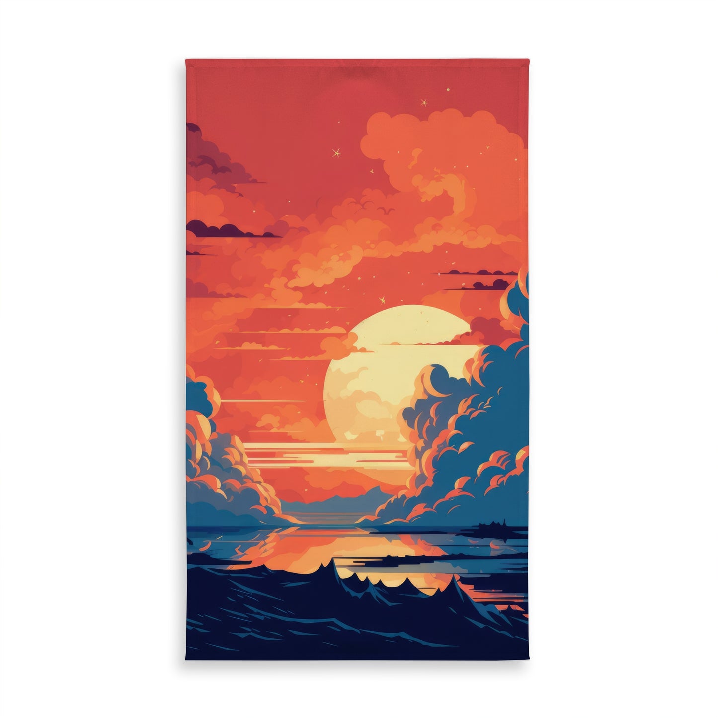 Orange and blue - Tablecloth