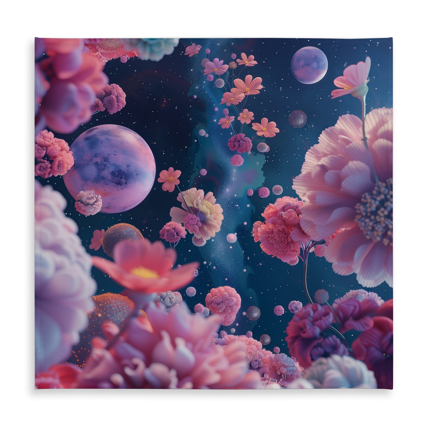 Pink void Blue Indoor Outdoor Tablecloth for Home Decor