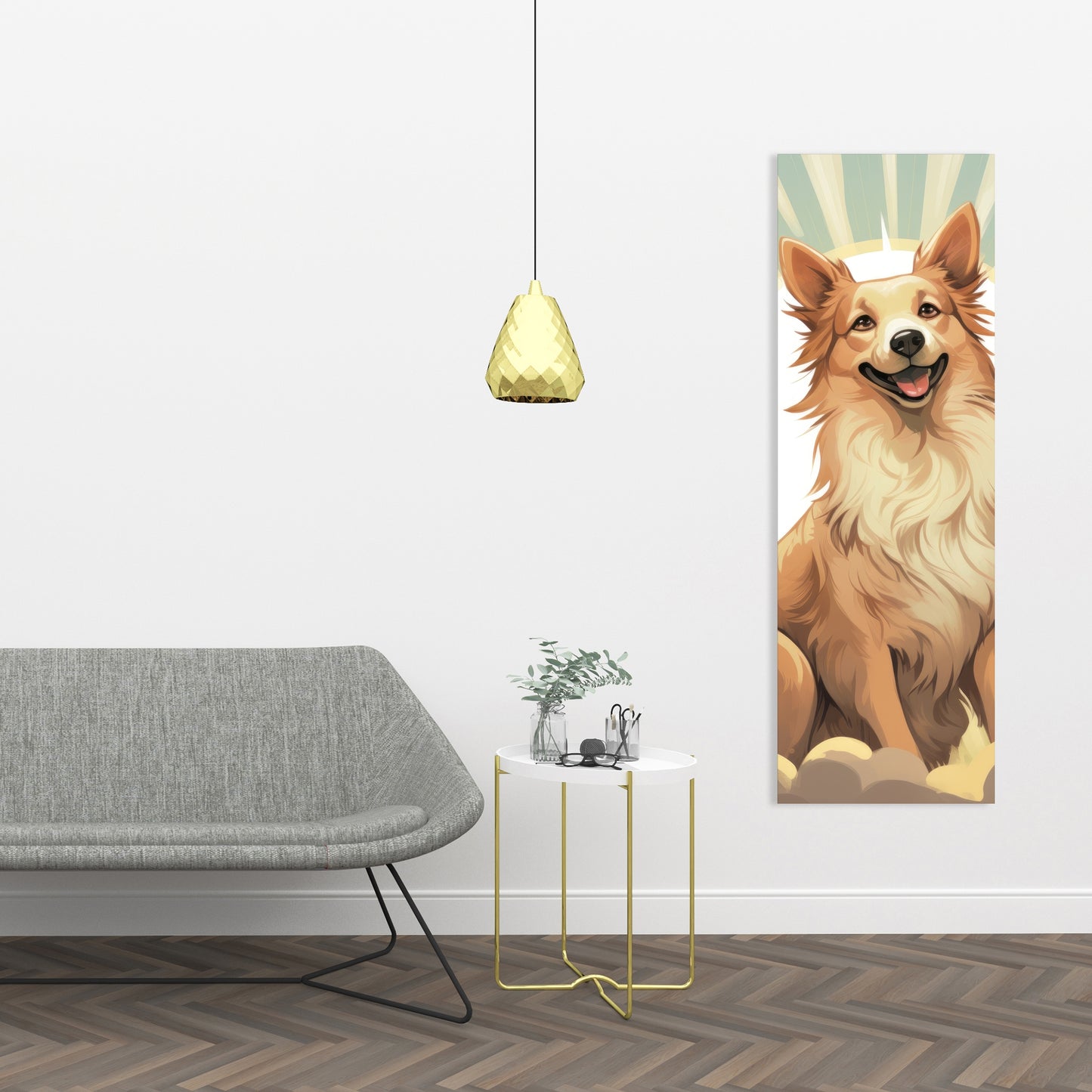 Who's a good boy - 32"x32" Canvas