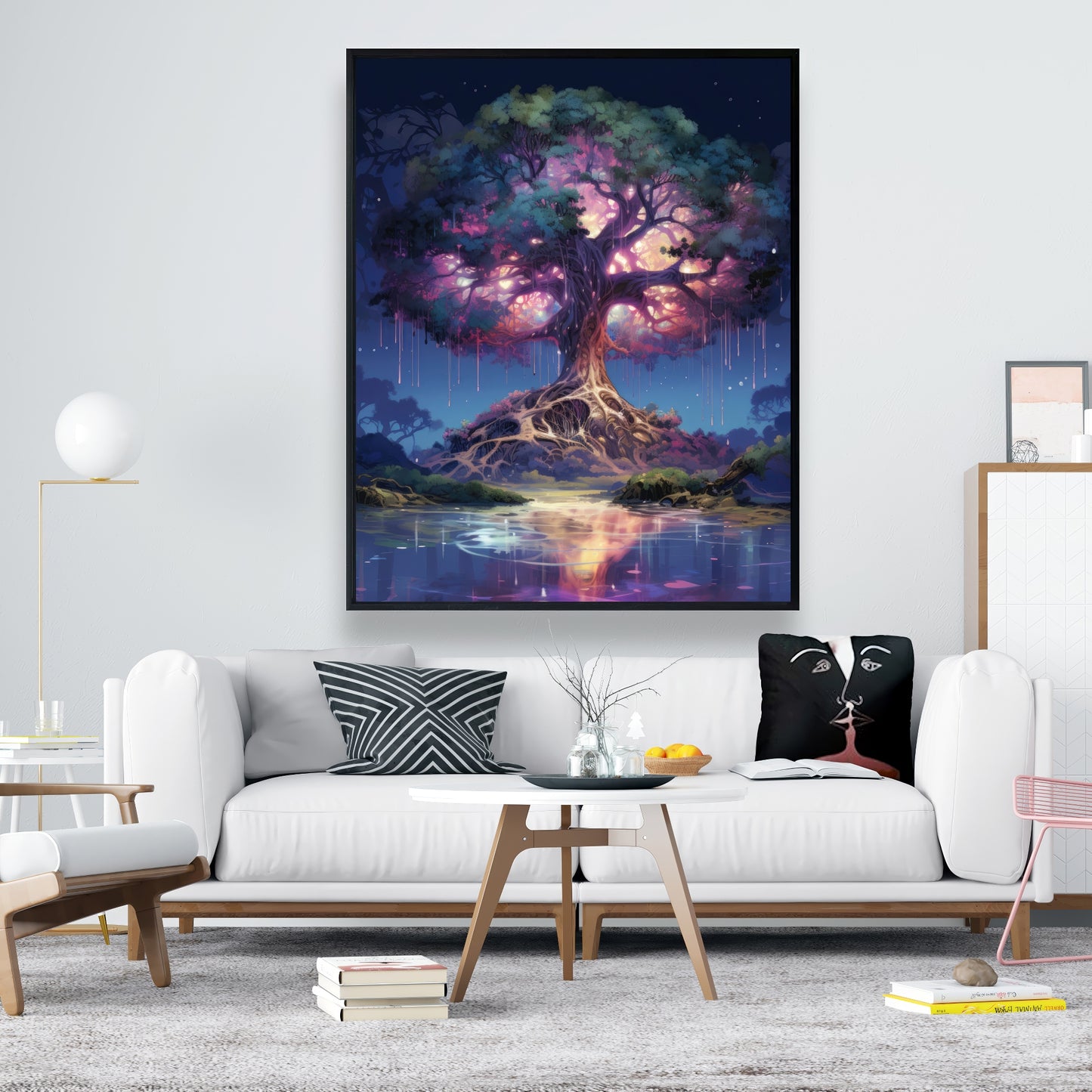 The Power of Nature - Green Framed Canvas Home Decor