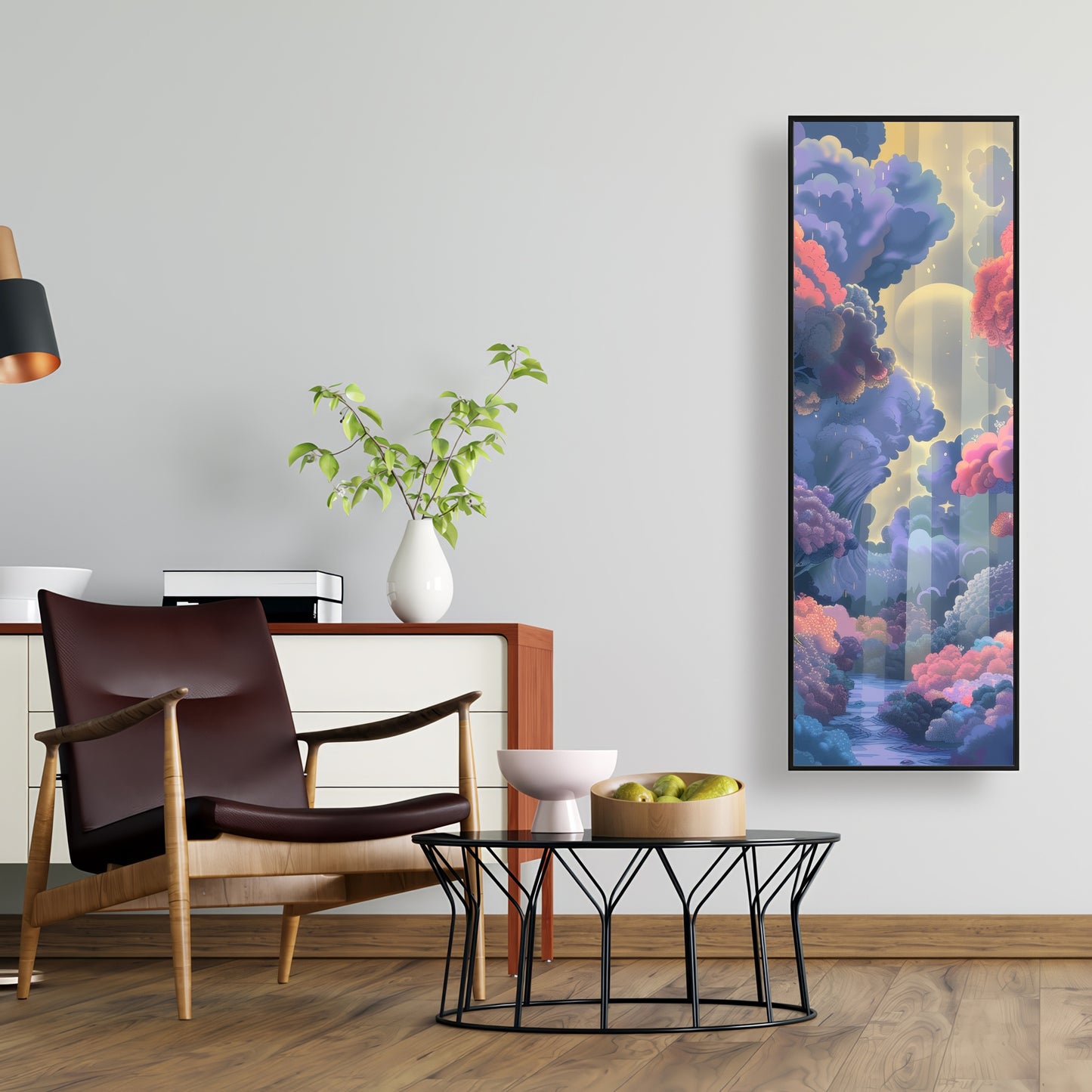 Beams - Framed Canvas - Print on demand