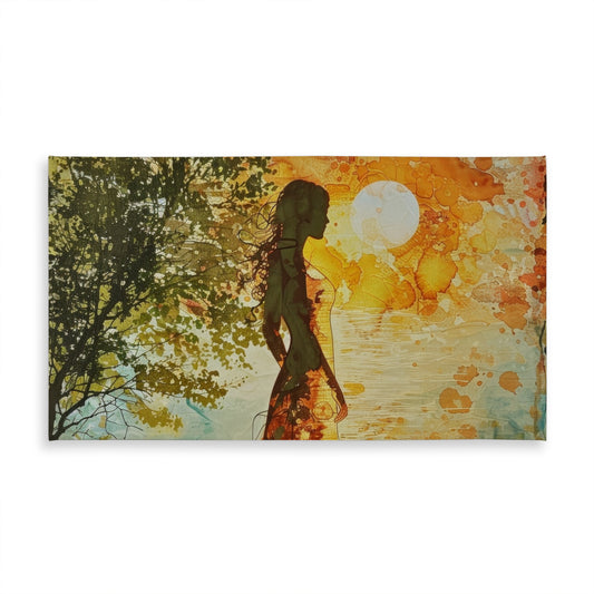Peaceful Sun Indoor Outdoor Tablecloth for Home Decor