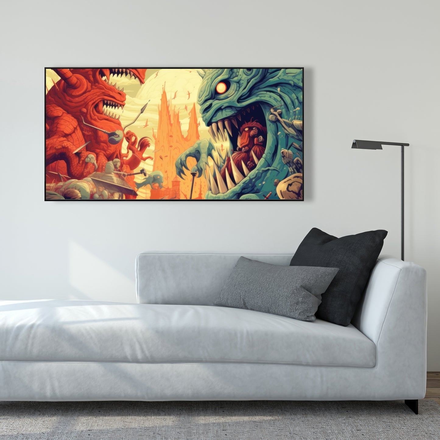 Colossi - 36"x36" Framed canvas