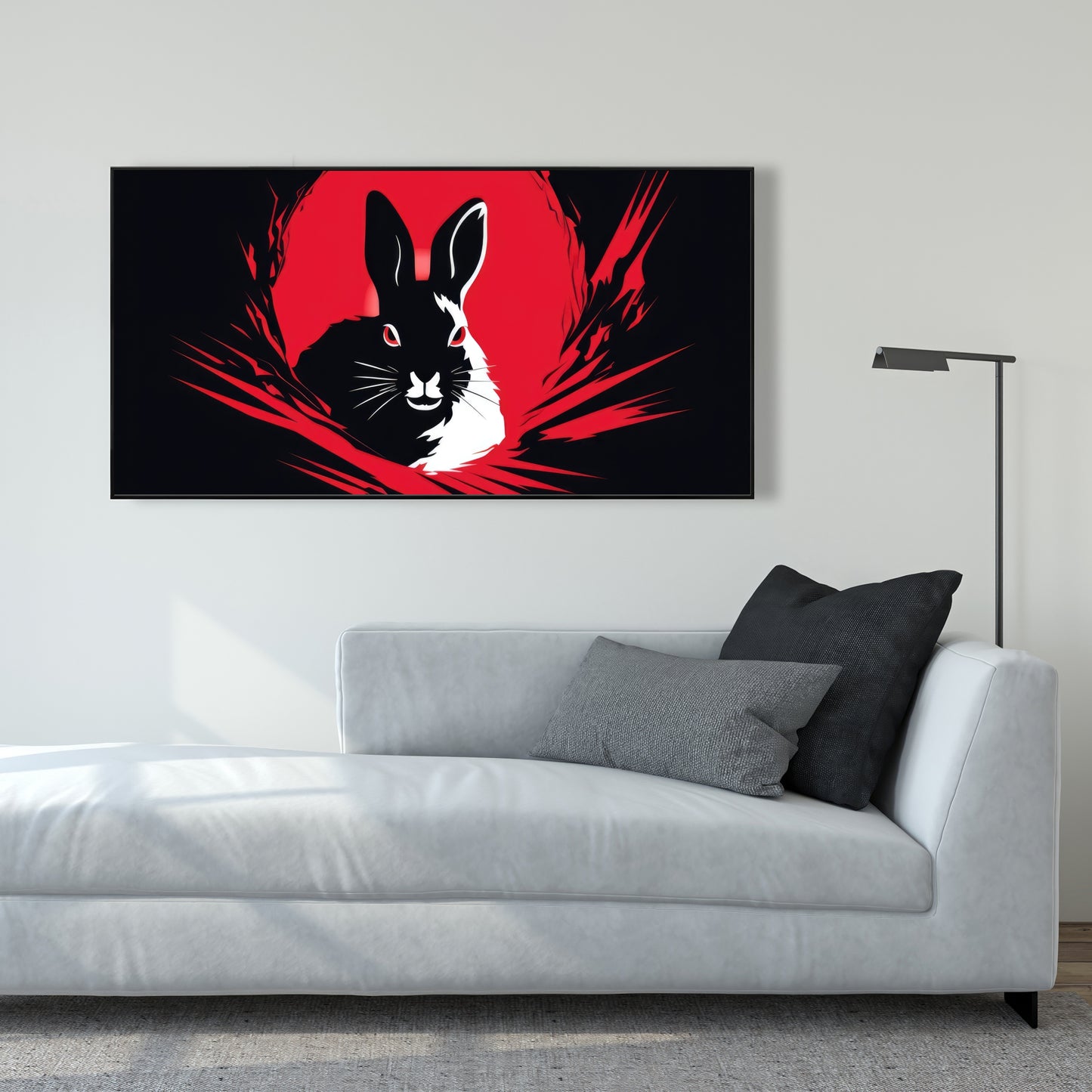Bad intentions - Framed Canvas - Print on demand