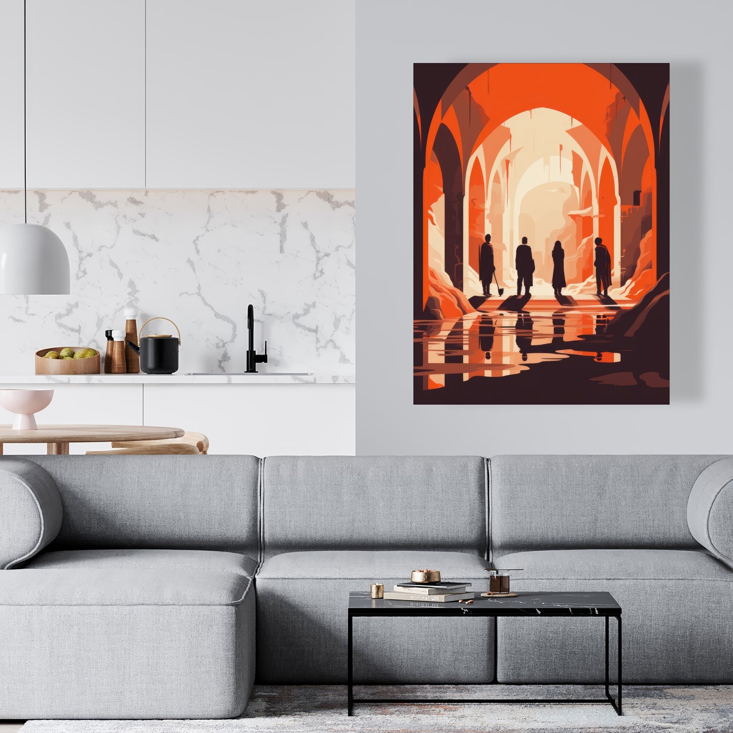 Faith restored - 32"x32" Canvas