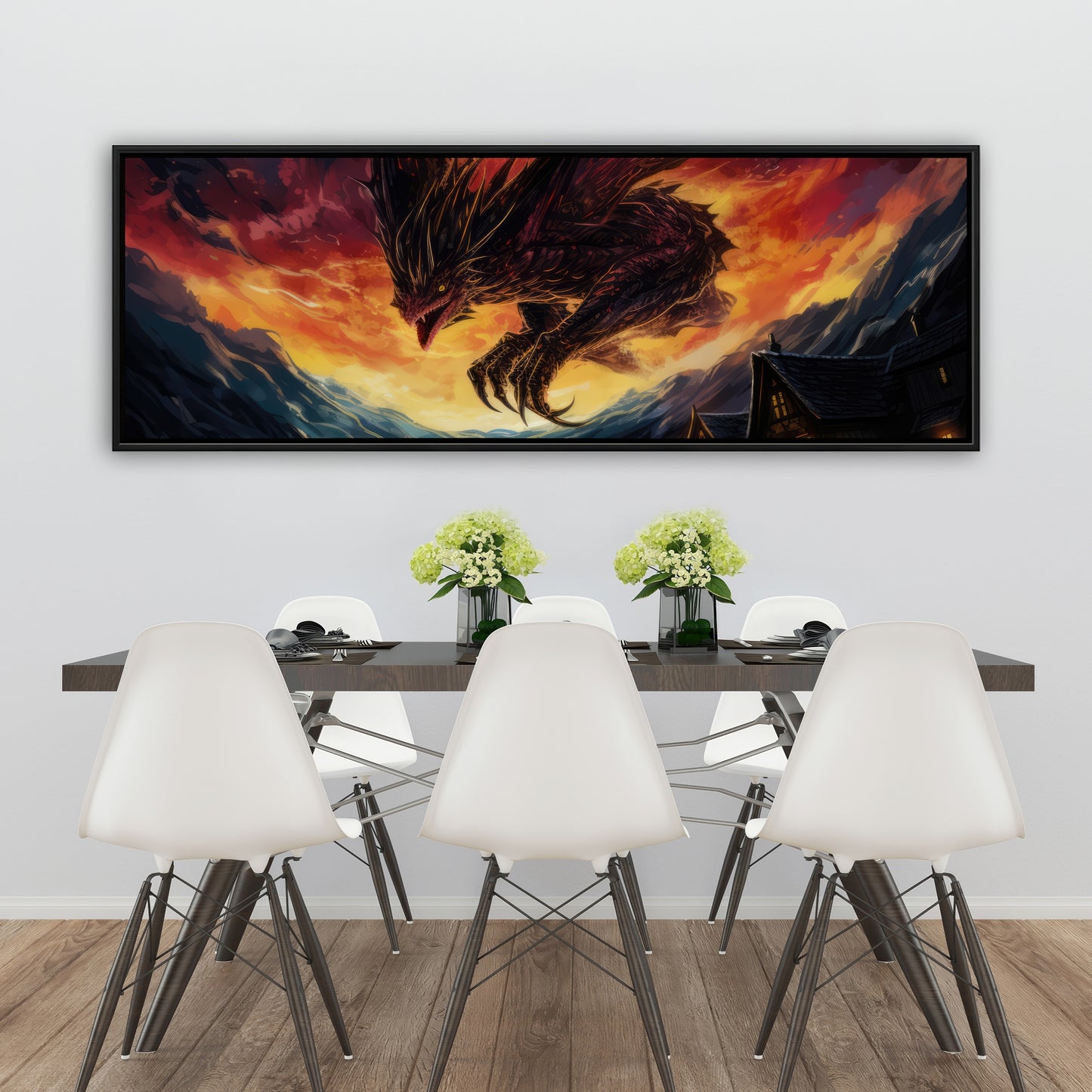 Back for revenge - Framed Canvas - Print on demand