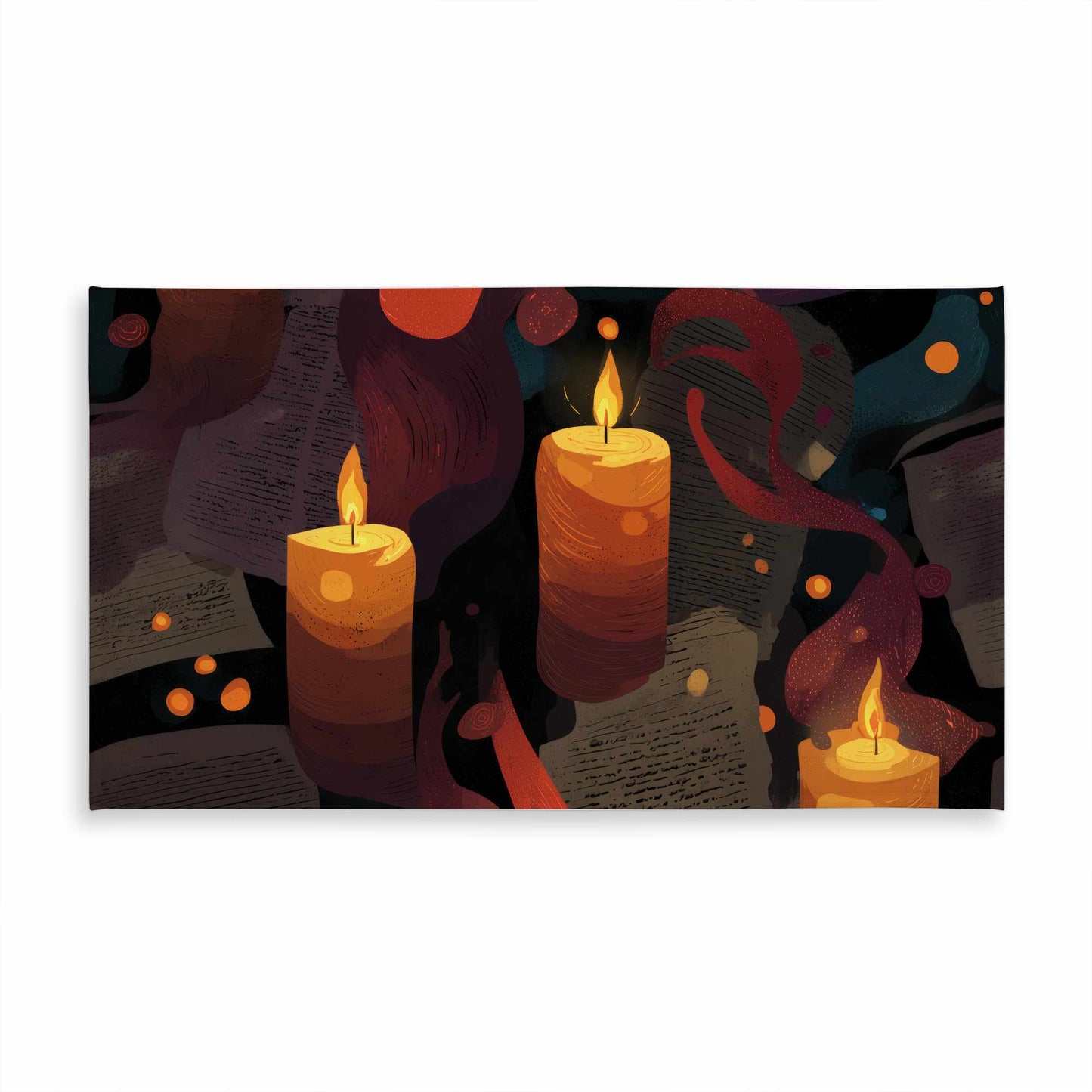 Nappe Murmures de Flammes | Décoration intérieure et extérieure