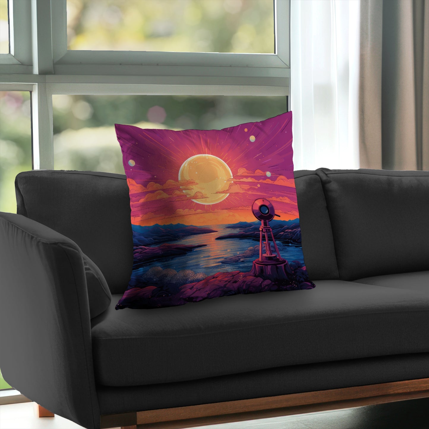 Measure the calm - Throw Pillow