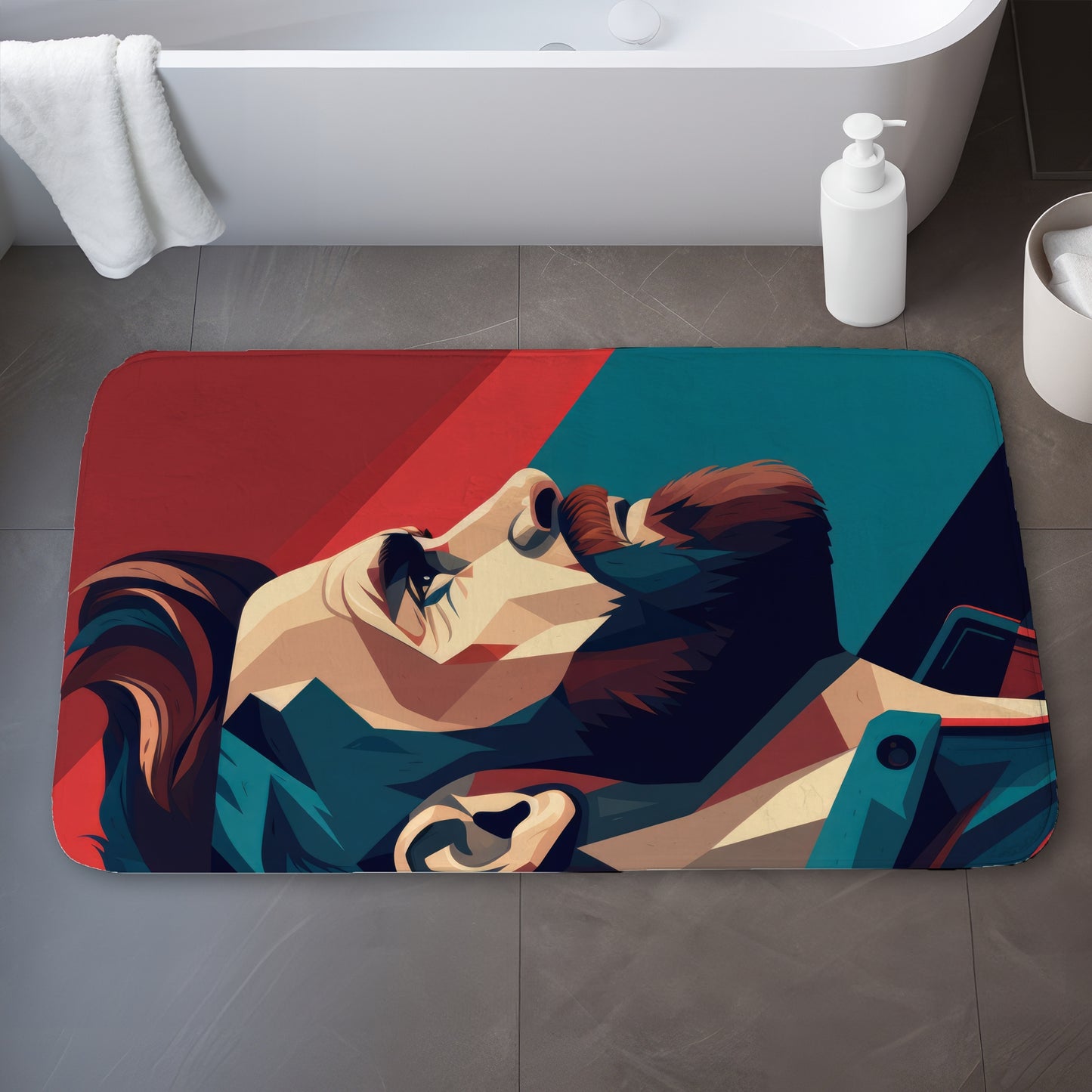Courageous - 17"x24" Bath mat