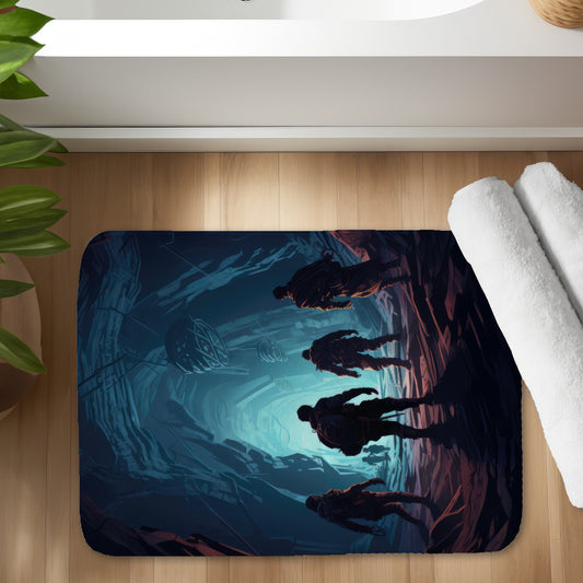 Secret society - 17"x24" Bath mat