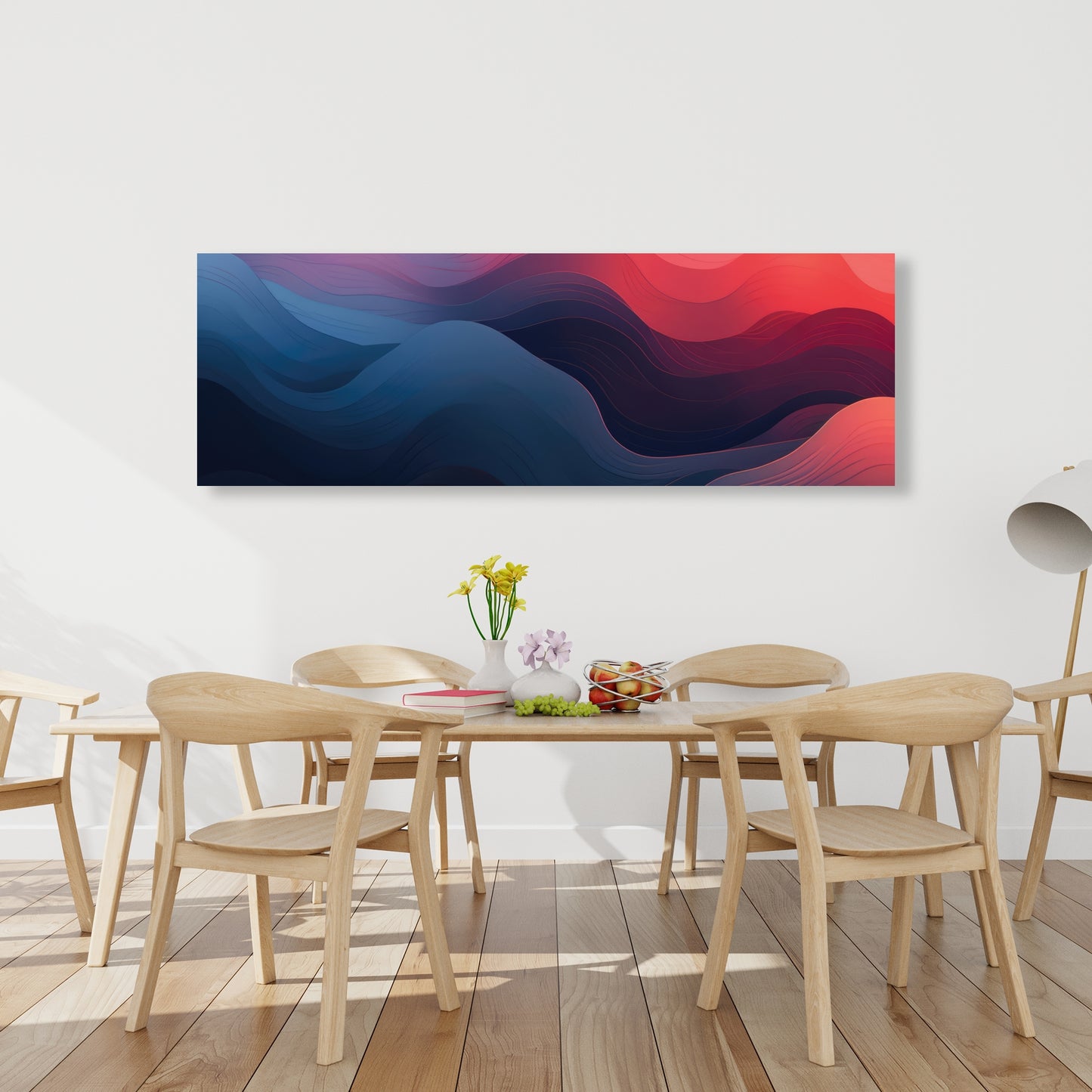 Ethereal Smoke - Pink Canvas Art for Elegant Home Decor