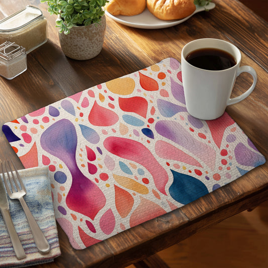 Splotches Braided Polyester Placemat for Stylish Home Decor