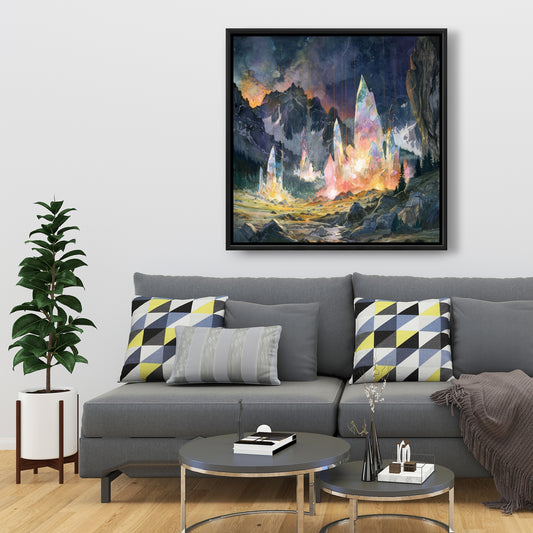 Growing strong - 36"x36" Framed canvas