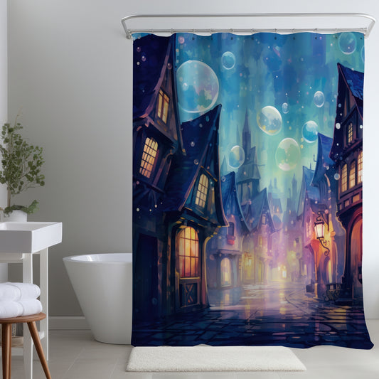Bubble ville - Shower Curtain