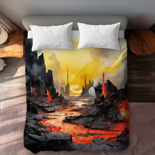 Charred Gray Duvet Cover | Stylish Home Decor Essentials