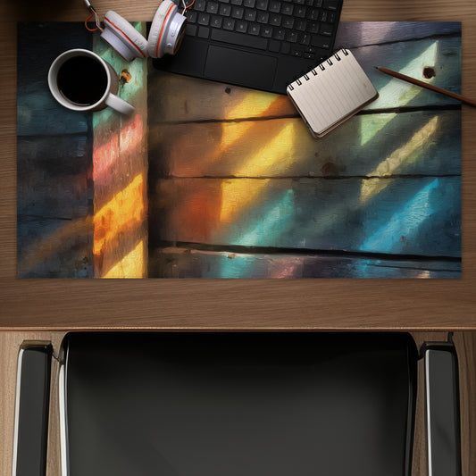 Rainbow glint - Desk Mat