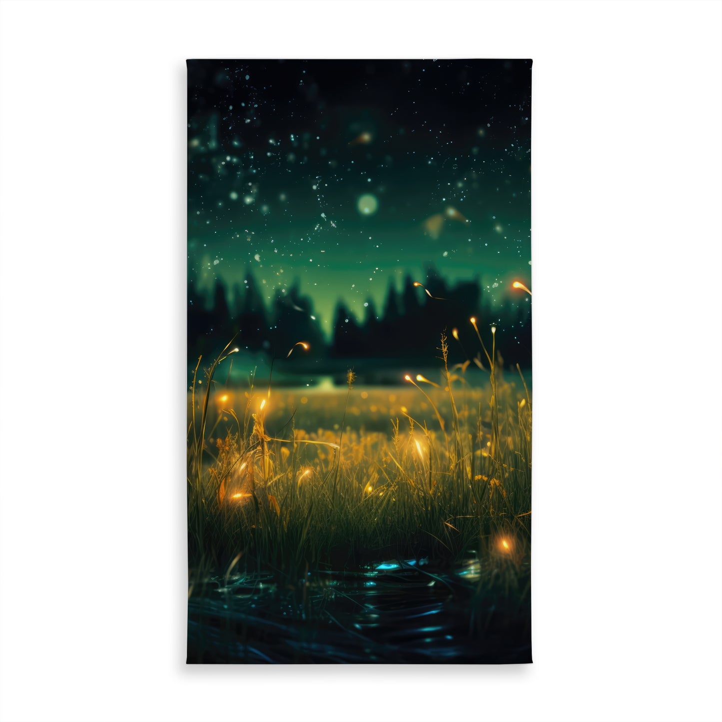 Light in the Dark Green Tablecloth for Indoor Outdoor Decor