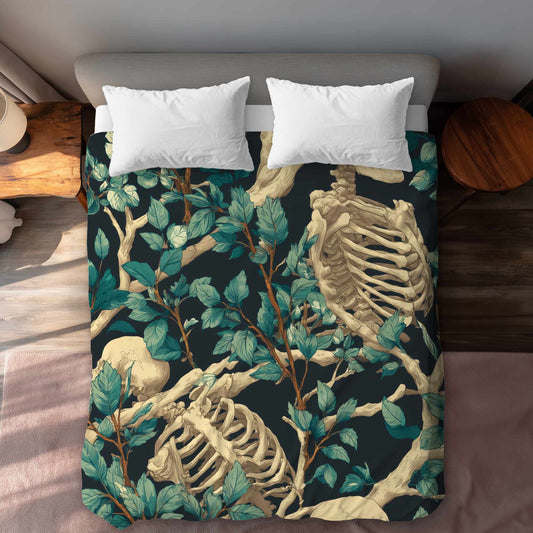 Sticks and Skulls Duvet Cover | Unique Home Decor Bedding