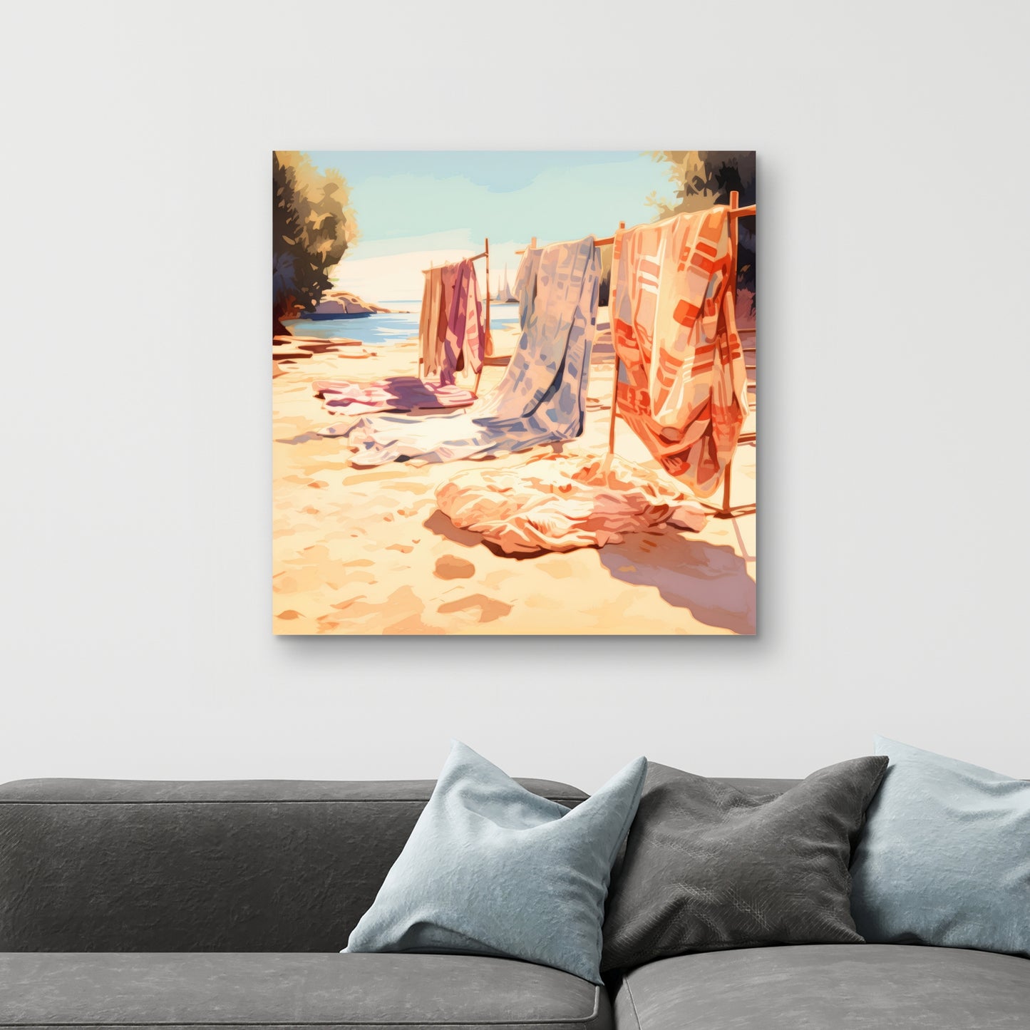 Warm sands - 32"x32" Canvas