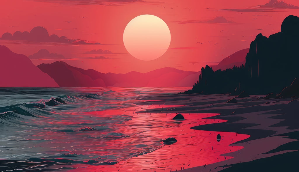 Red sky - Tablecloth