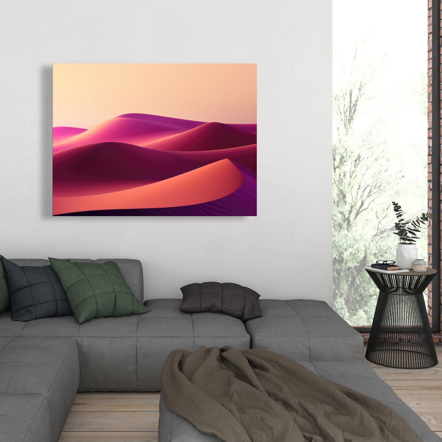 Deep dunes - 32"x32" Canvas