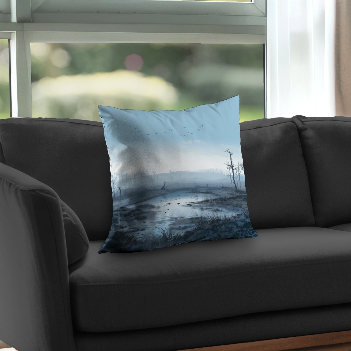 Swampy lands - Throw Pillow