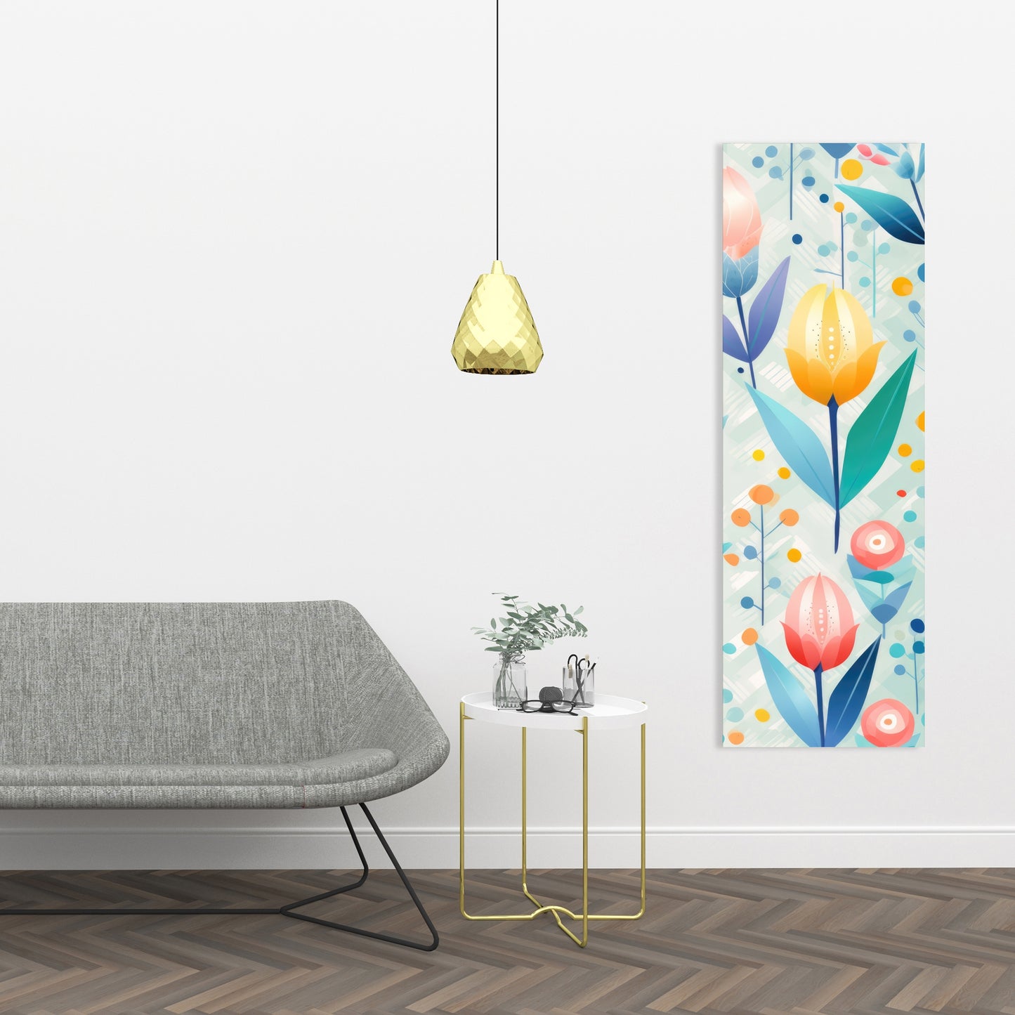 Calming Scents - Orange Canvas for Home Decor | Relaxing Art
