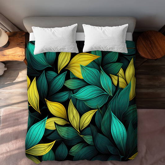 Potent Aroma Yellow Duvet Cover | Stylish Home Decor