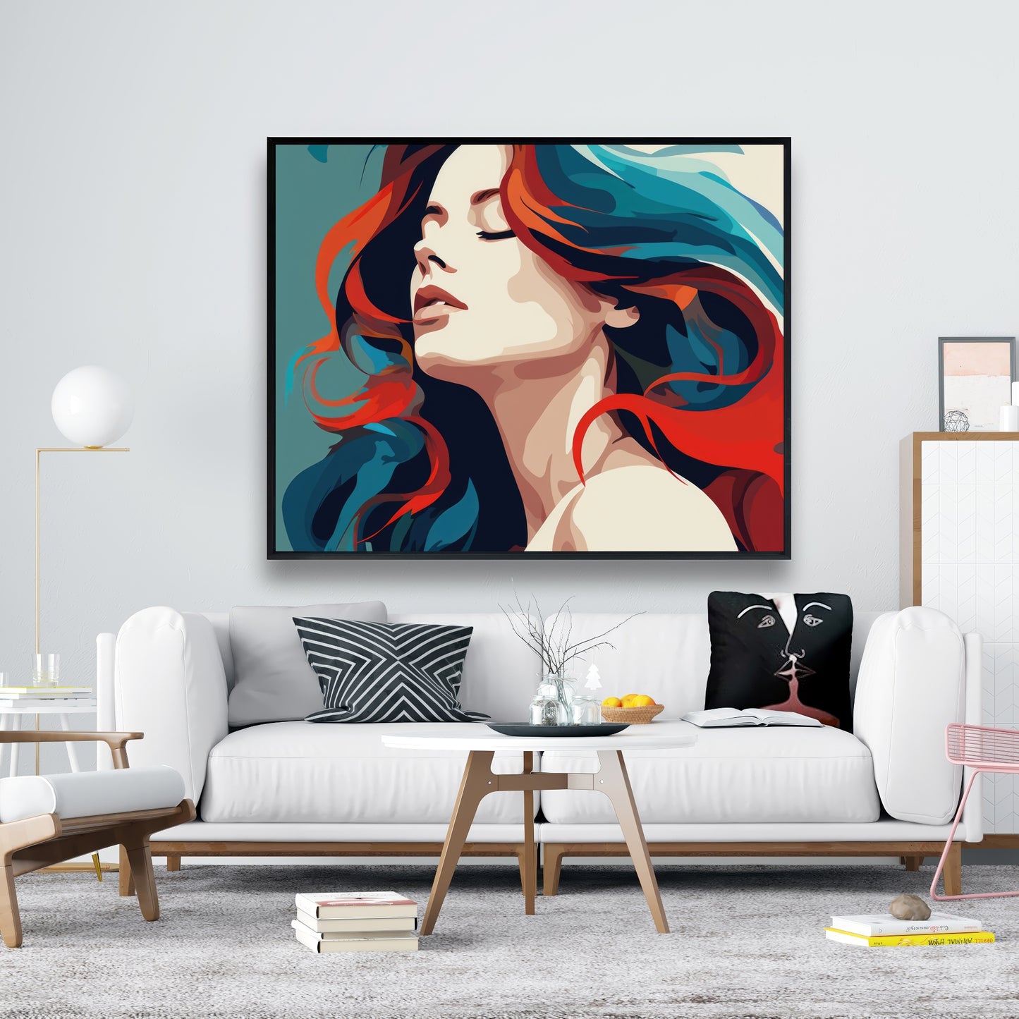 Zen - Framed Canvas - Print on demand
