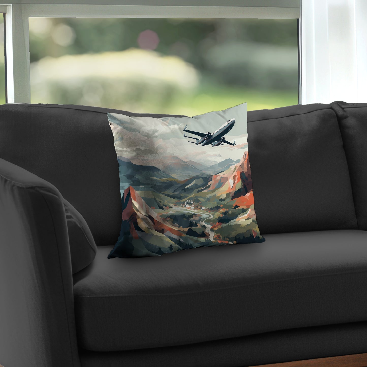 Shallow flight - Throw Pillow