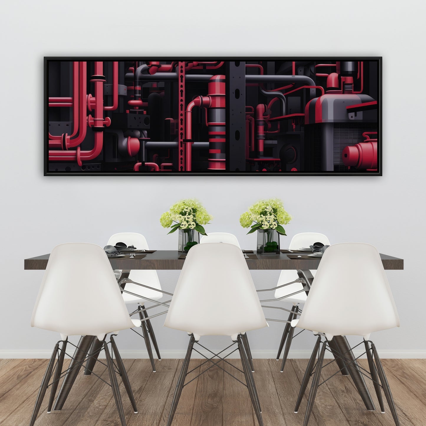 Machinery - 36"x36" Framed canvas
