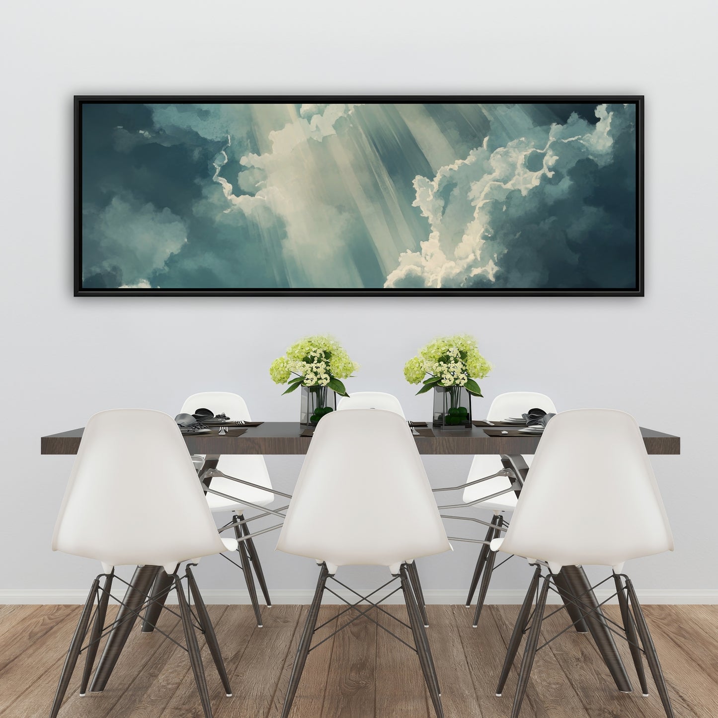 Beam of light - 36"x36" Framed canvas