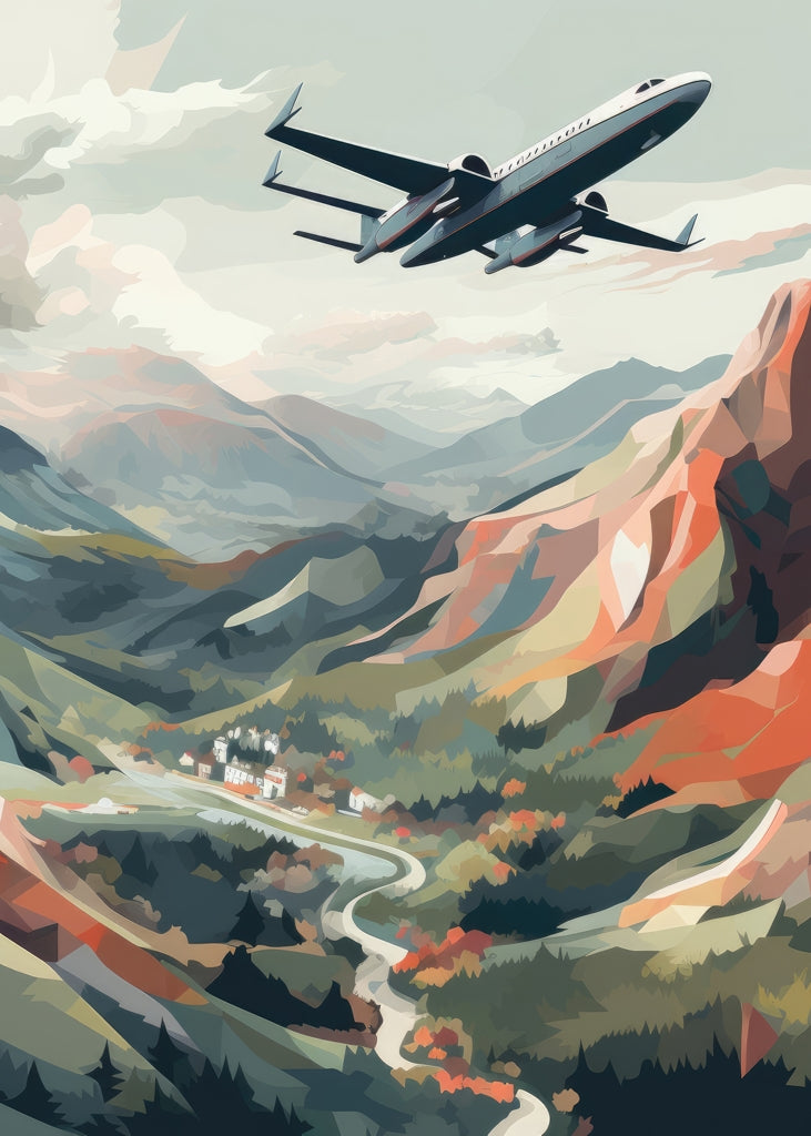 Shallow flight - 17"x24" Bath mat