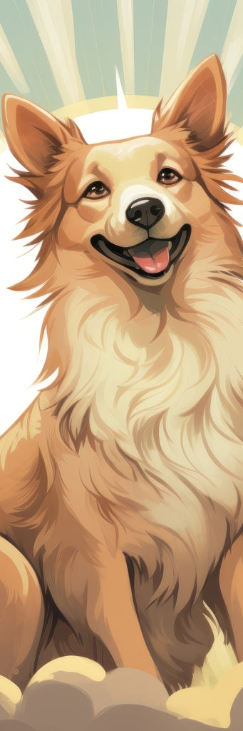 Who's a good boy - Framed Canvas - Print on demand