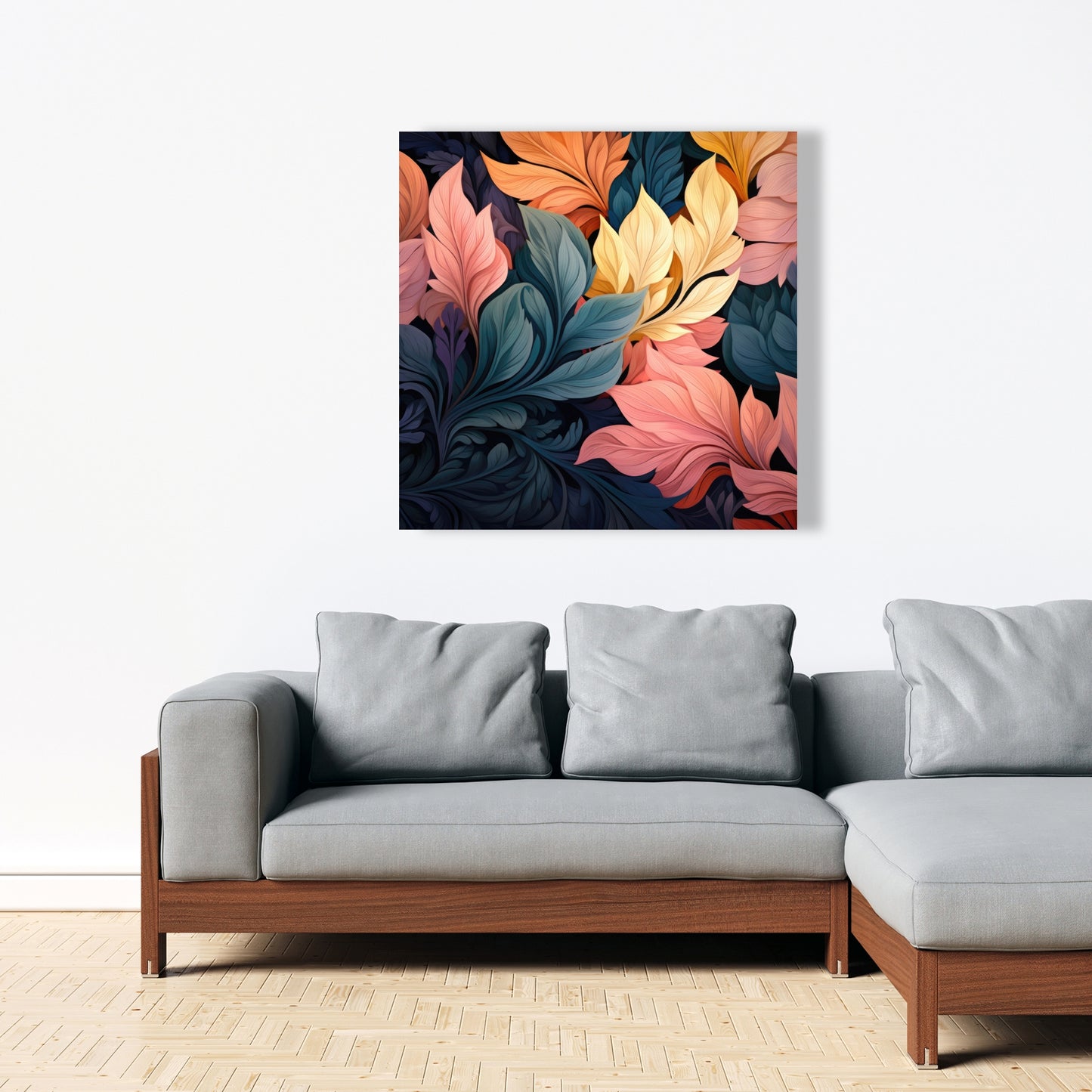 Pastel Bloom - Yellow Canvas Art for Home Decor | Brighten Up