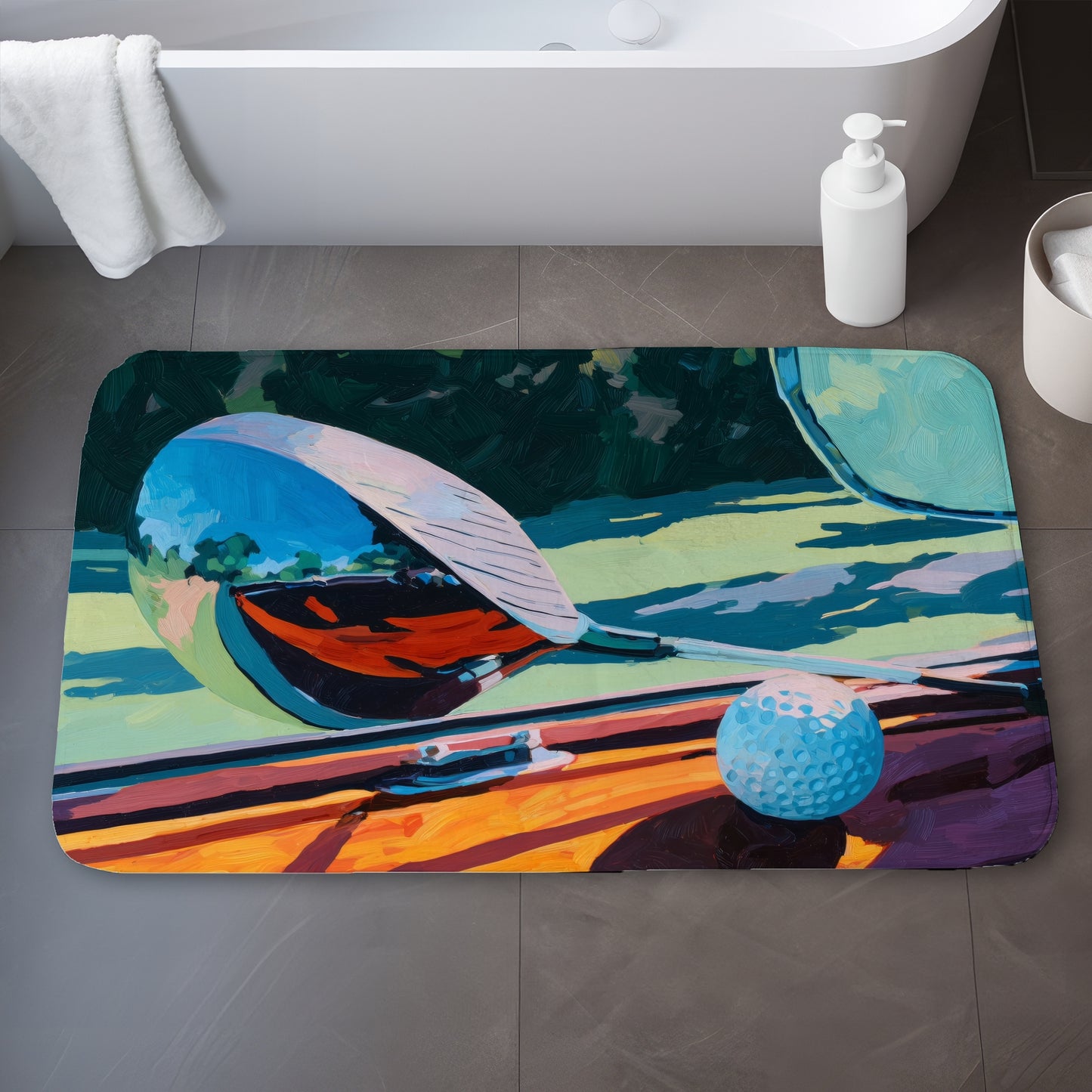 The drive - 17"x24" Bath mat