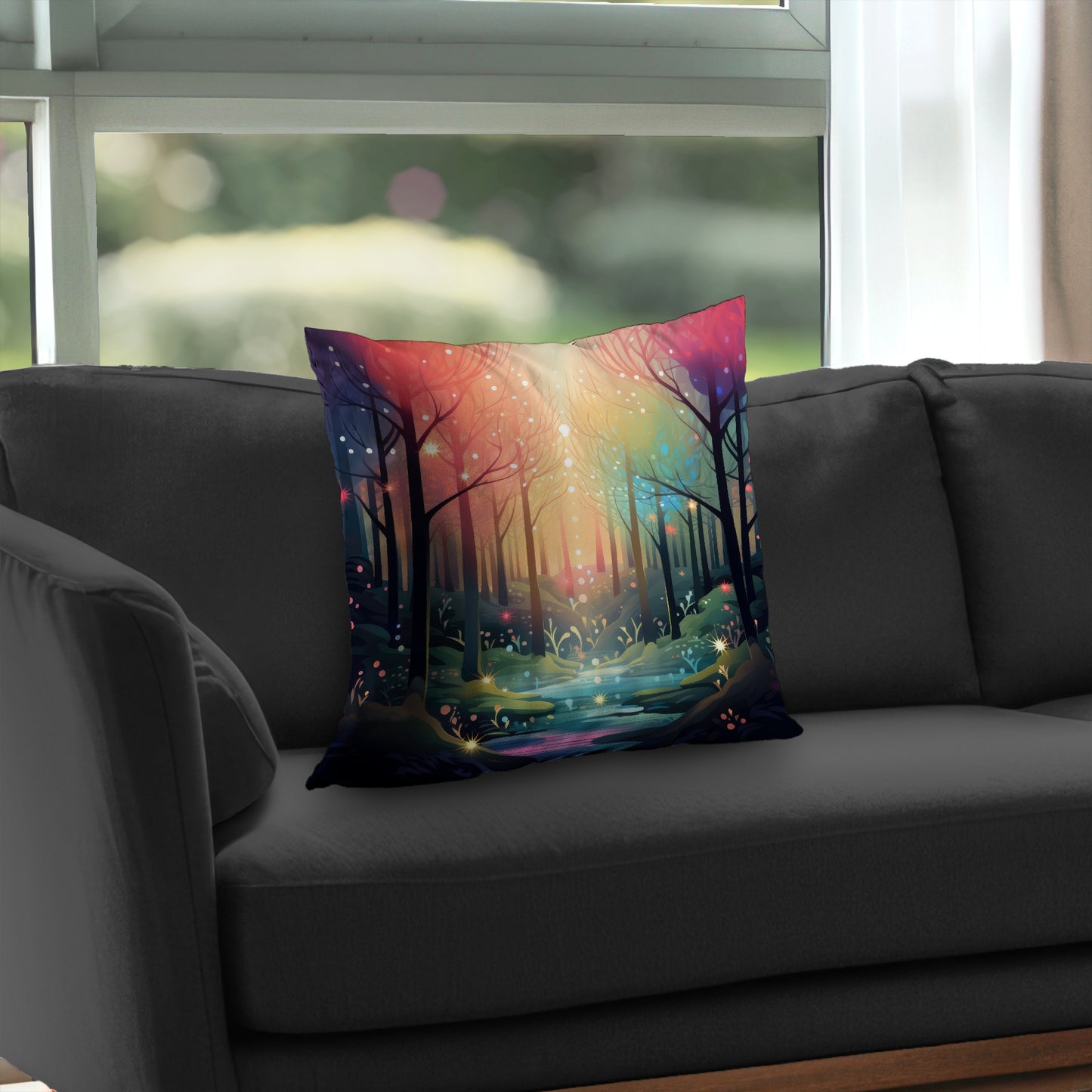 Magical forest - Throw Pillow