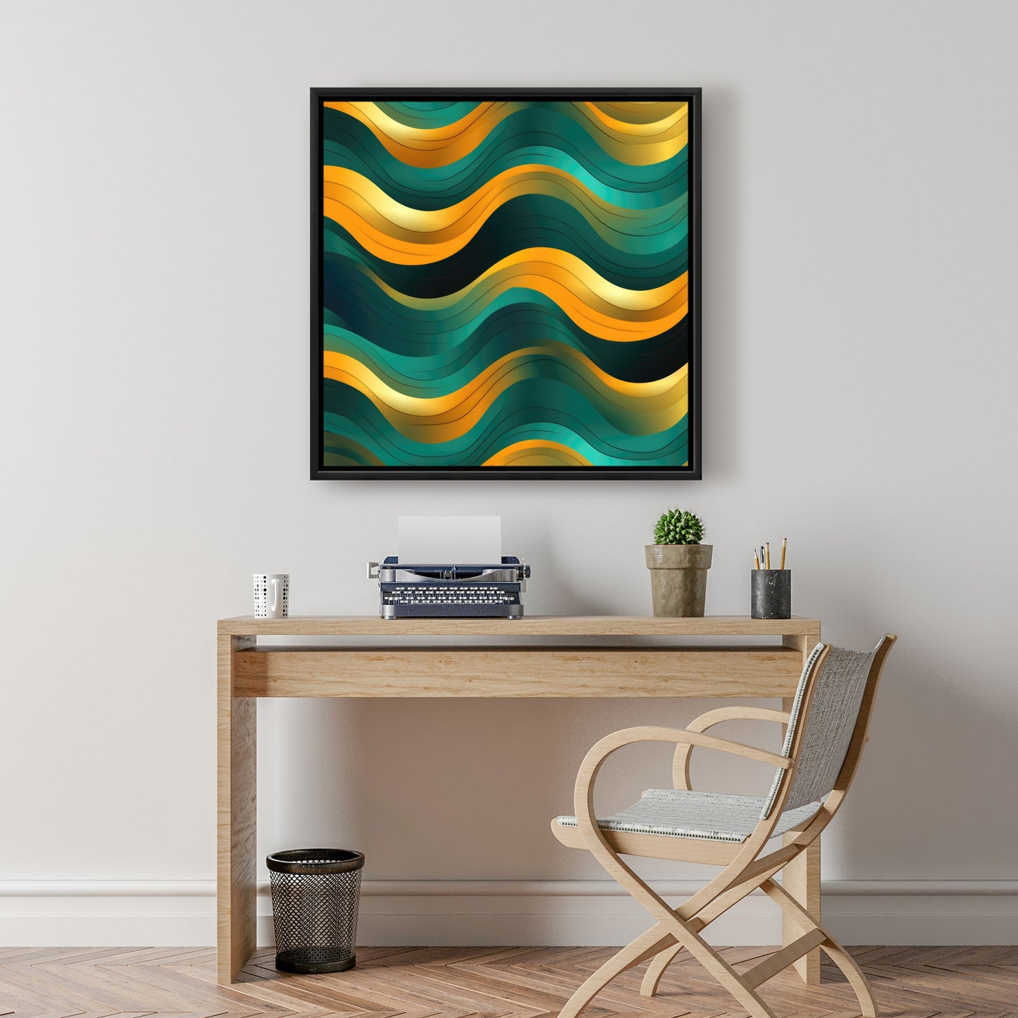 Voluptuous - 36"x36" Framed canvas