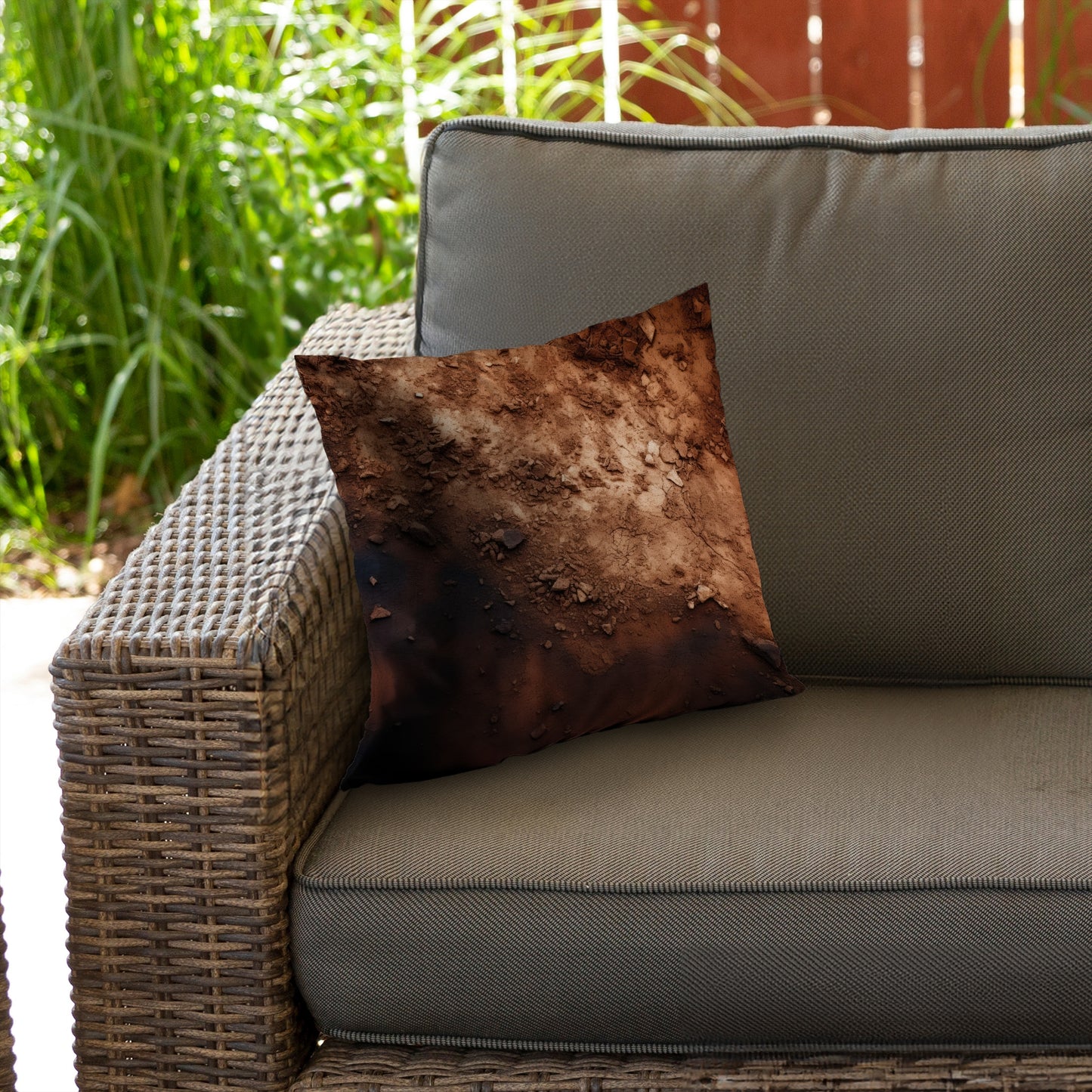 The dark patch - Throw Pillow