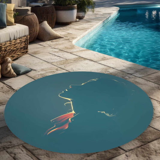 Silent Light Whisper Outdoor Area Rug | Home Decor