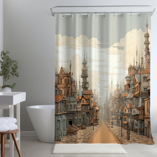 Doing well Gray Shower Curtain for Elegant Home Decor | Buy Now