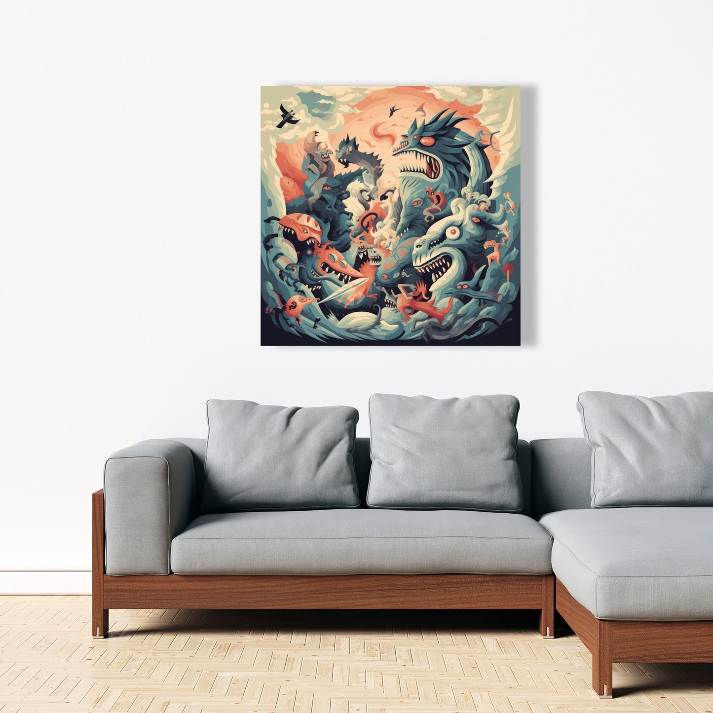 Before time - 32"x32" Canvas