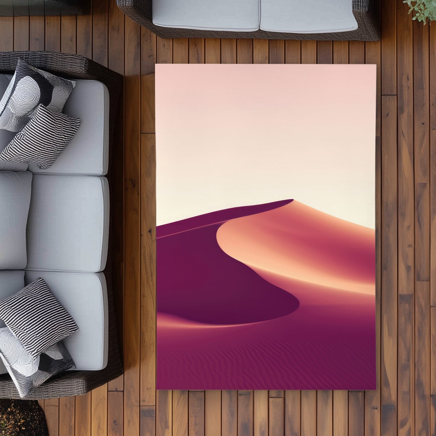 Setting Sands - Purple Outdoor Area Rug for Home Decor