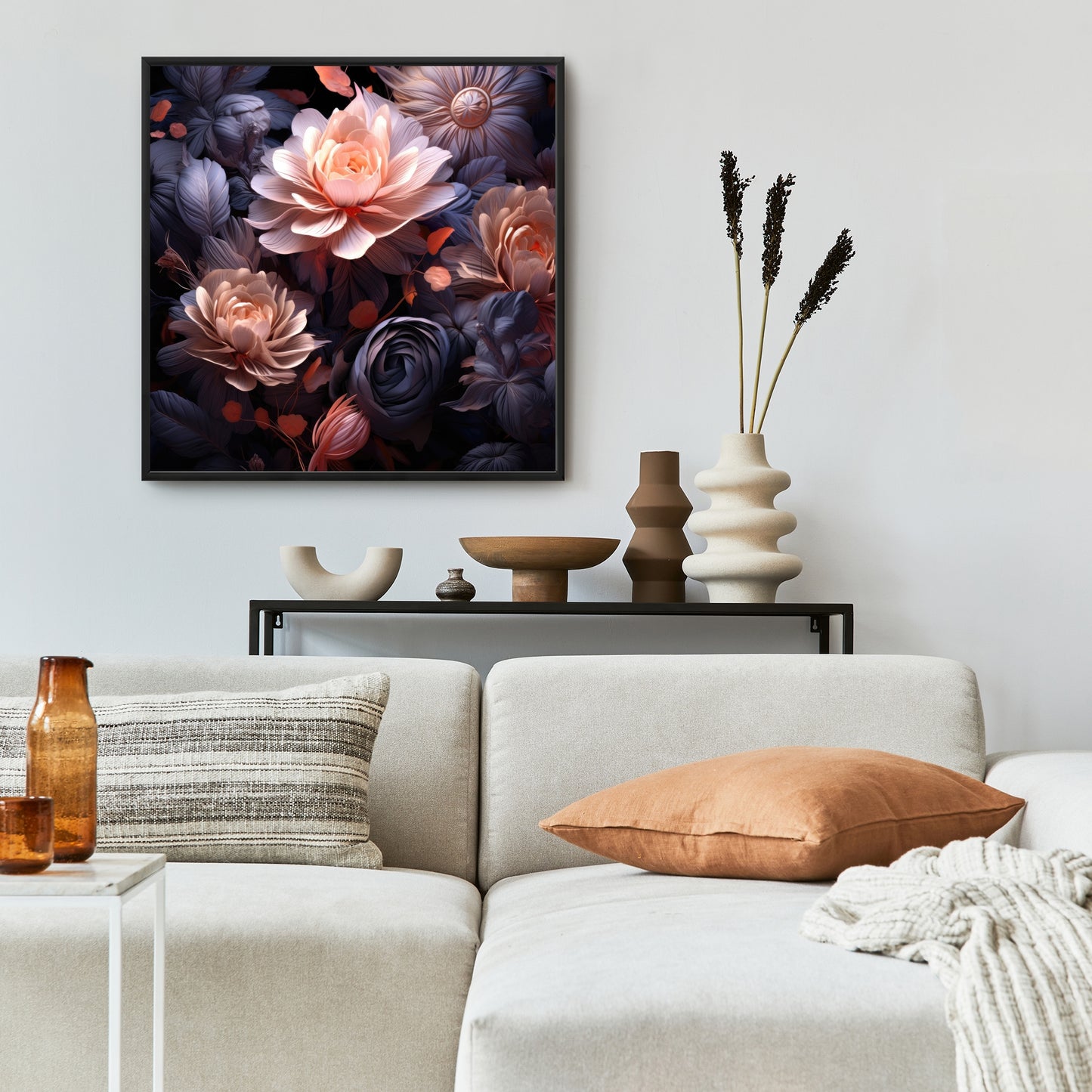 Sublime light - 36"x36" Framed canvas