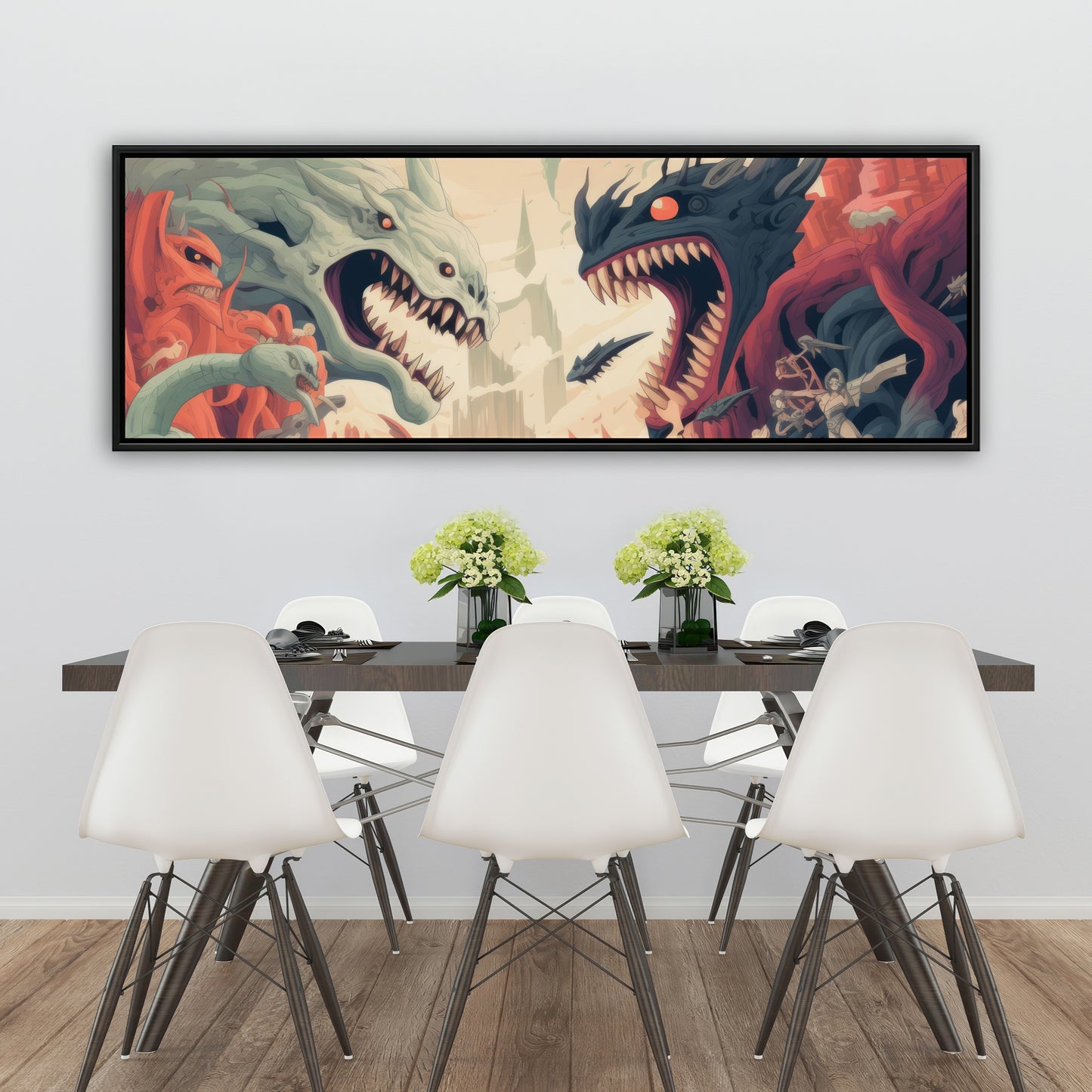 Ultimate fight - Framed Canvas - Print on demand