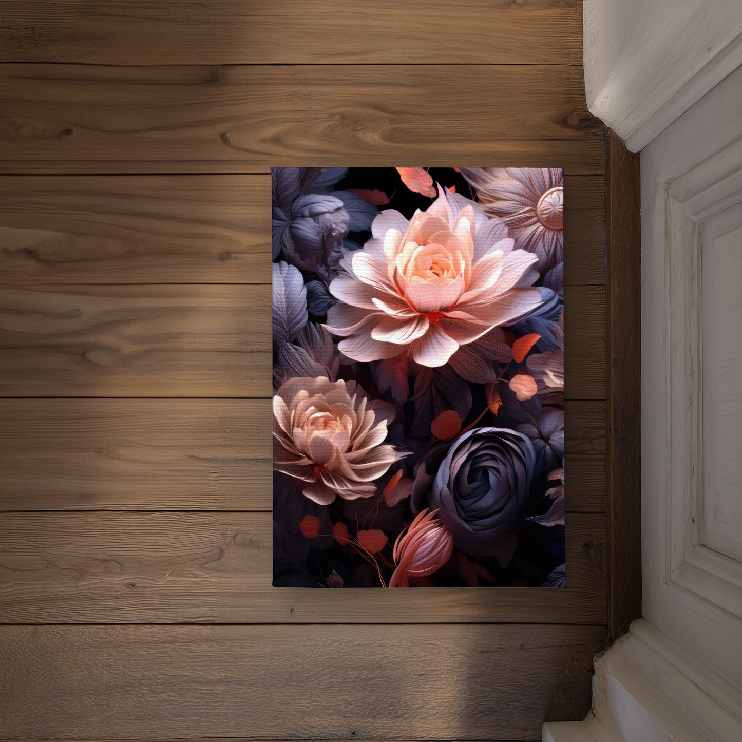 Sublime Light White Indoor Outdoor Door Mat for Home Decor