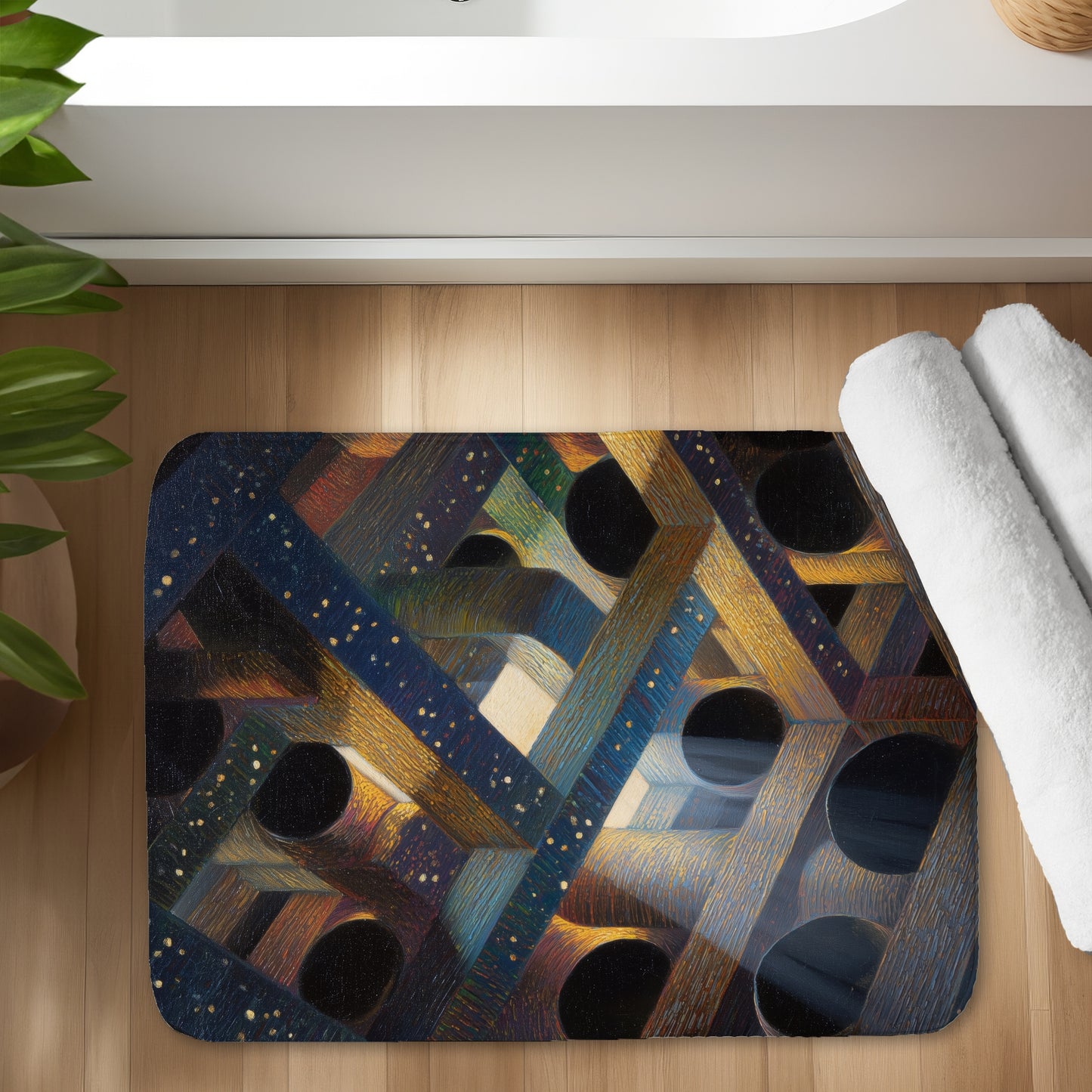 Pipe dream - 17"x24" Bath mat