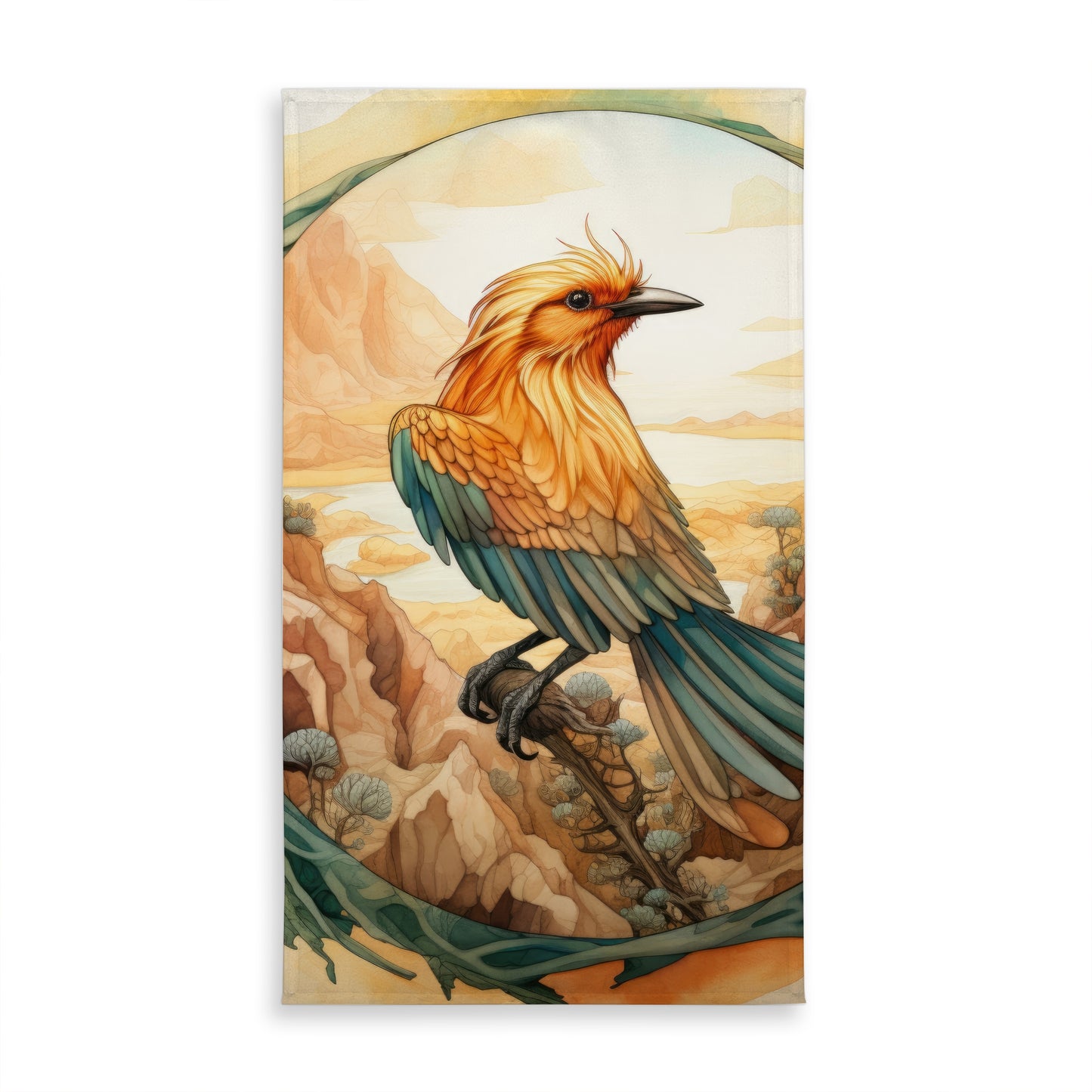 Perched bird - Tablecloth