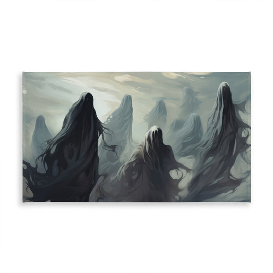 Searching for souls Gray Indoor Outdoor Tablecloth | Home Decor
