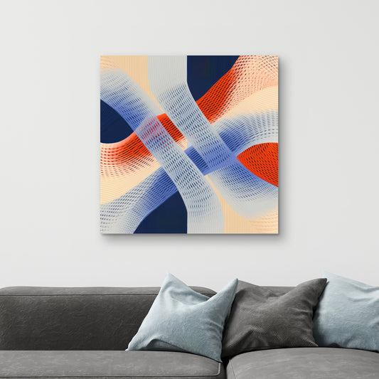 Abstract threading - 32"x32" Canvas